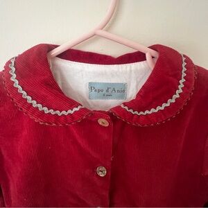 Papo d'Anjo Scarlet Corduroy dress